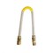 Thrifco Plumbing Stainless Steel Gas Flex -1/2 Inch O.D. x 3/8 Inch I.D. x 24 Inch Long with 1/2 Inch MIP 4400690 - alternate 1